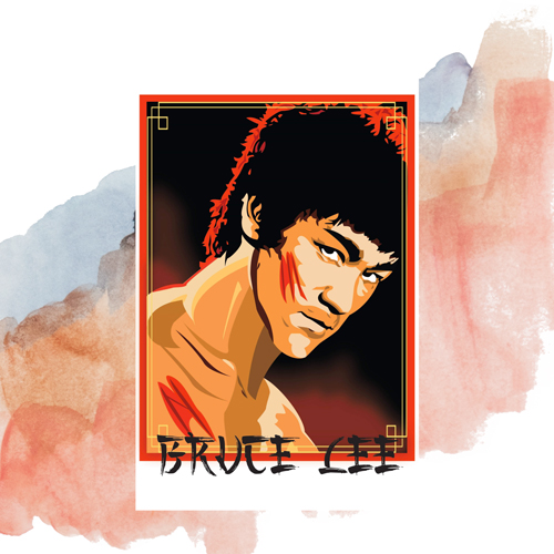 illustration de Bruce Lee